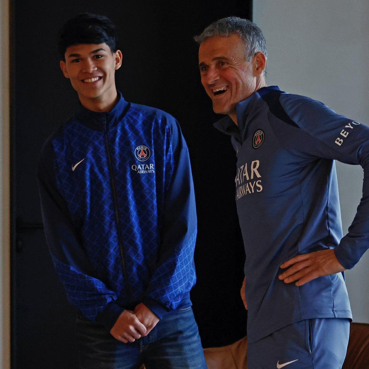 Dro i Luis Enrique xerrant