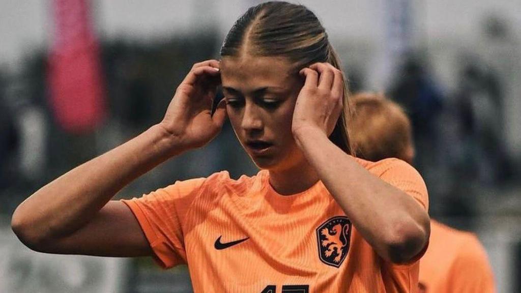 Liv Pennock con la selección neerlandesa