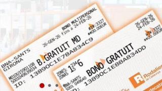 Abonos gratuitos de Rodalies