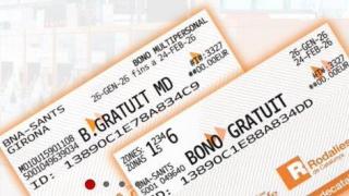 Abonos gratuitos de Rodalies