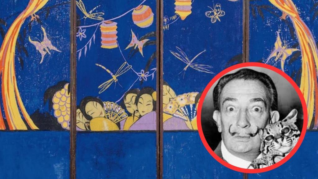 El biombo recuperado de Dalí: una obra de 50.000 euros que regresa a Figueres