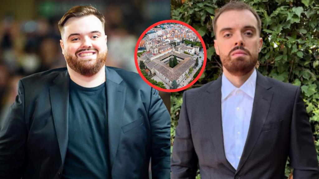 Un montaje del antes y el después de Ibai