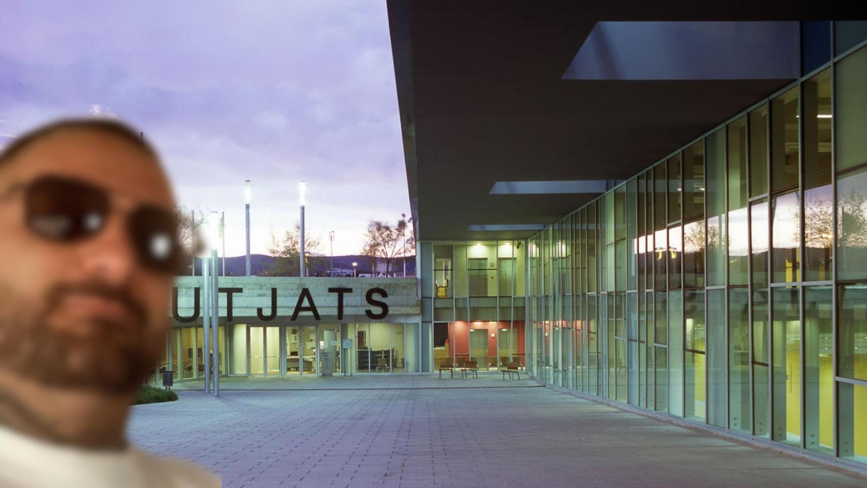 Imagen de archivo de los Juzgados de Vilanova i la Geltrú con el rostro de A. N.