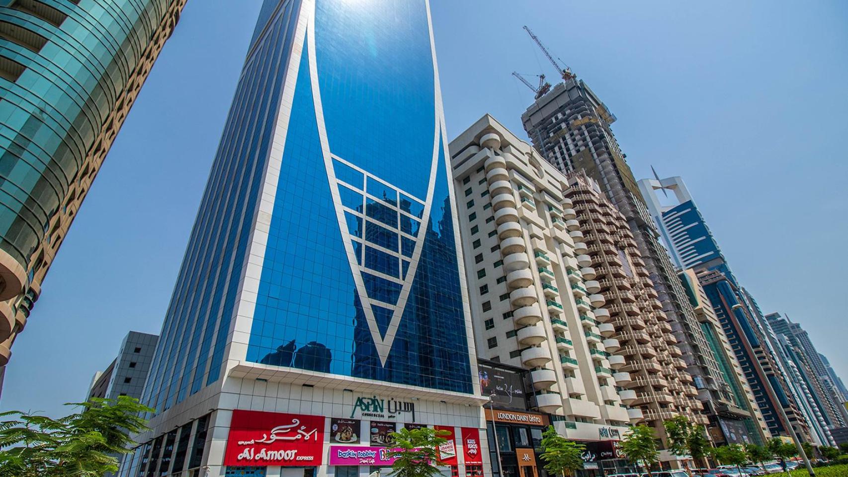 Una de las torres comerciales de Aspin, en Dubai