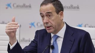 El consejero delegado de Caixabank, Gonzalo Gortázar, durante la presentación de resultados de 2025 / EP