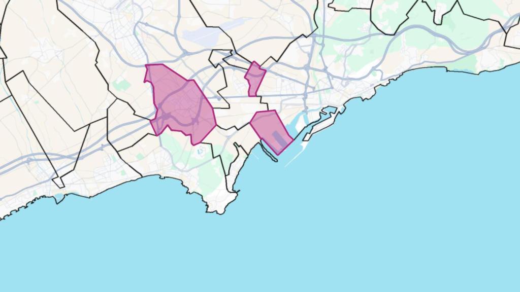 L'app permet cercar casa en diverses zones alhora