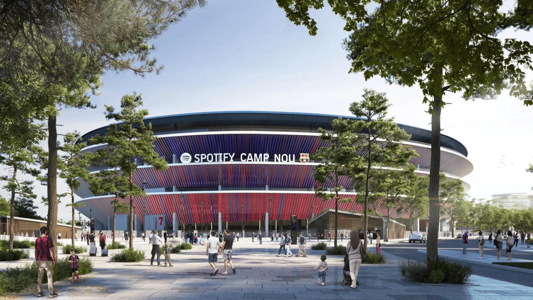 'Render' del futuro Spotify Camp Nou
