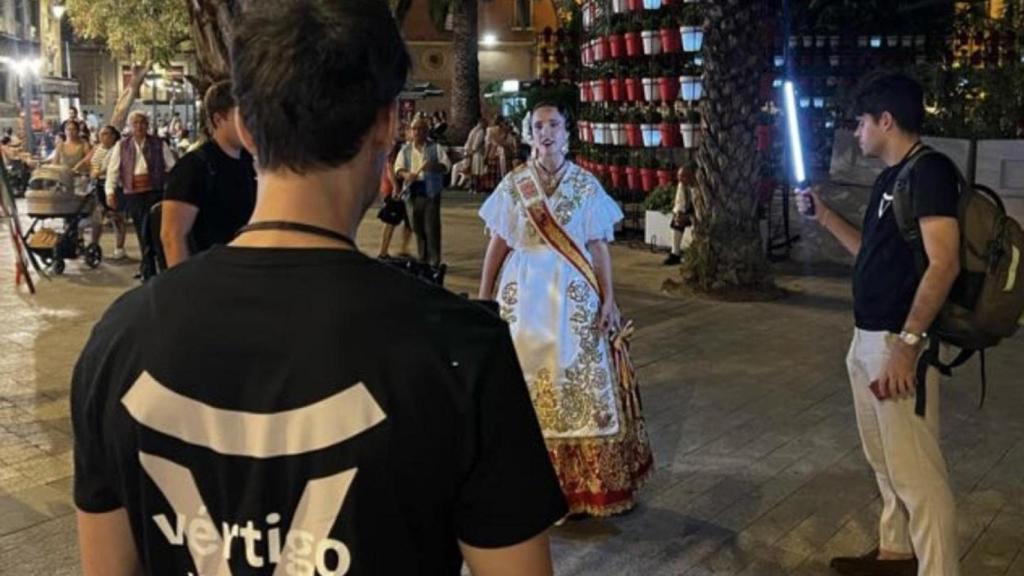 Acción publicitaria de Vértigo Marketing en Murcia