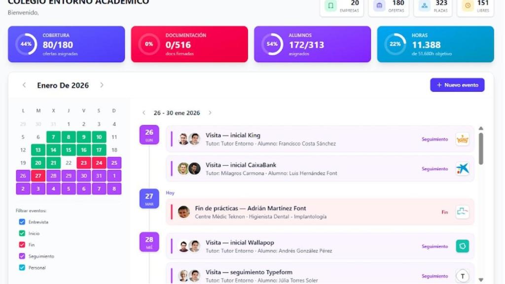 Calendario académico