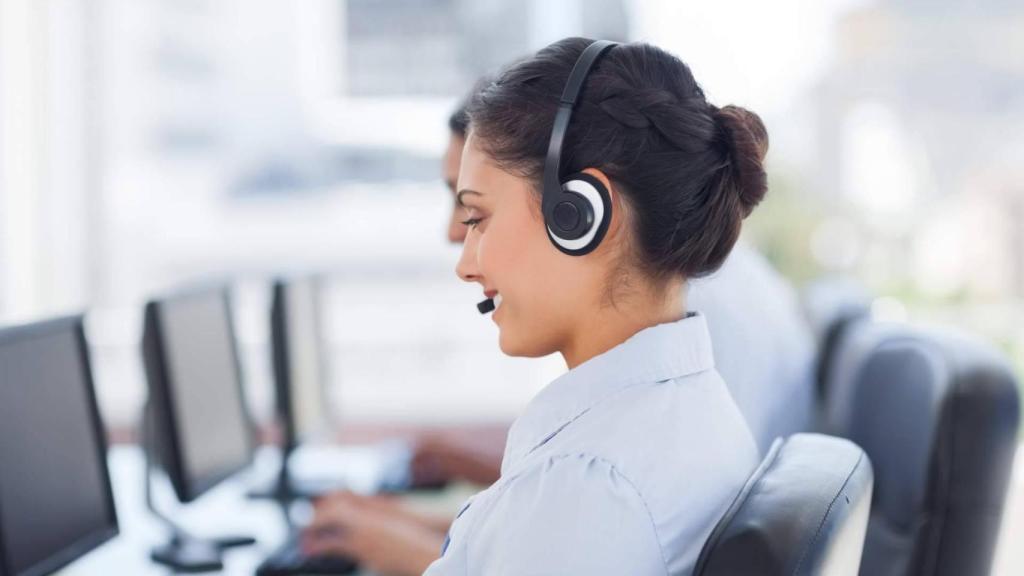 Trabajadora en atención al cliente