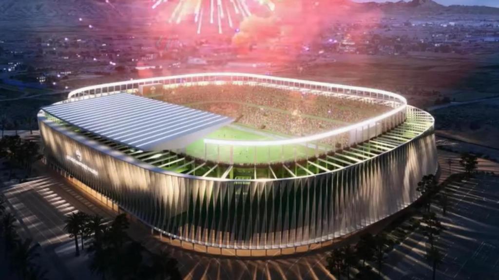 El Elche se inspira en el Spotify Camp Nou para la espectacular transformación de su estadio