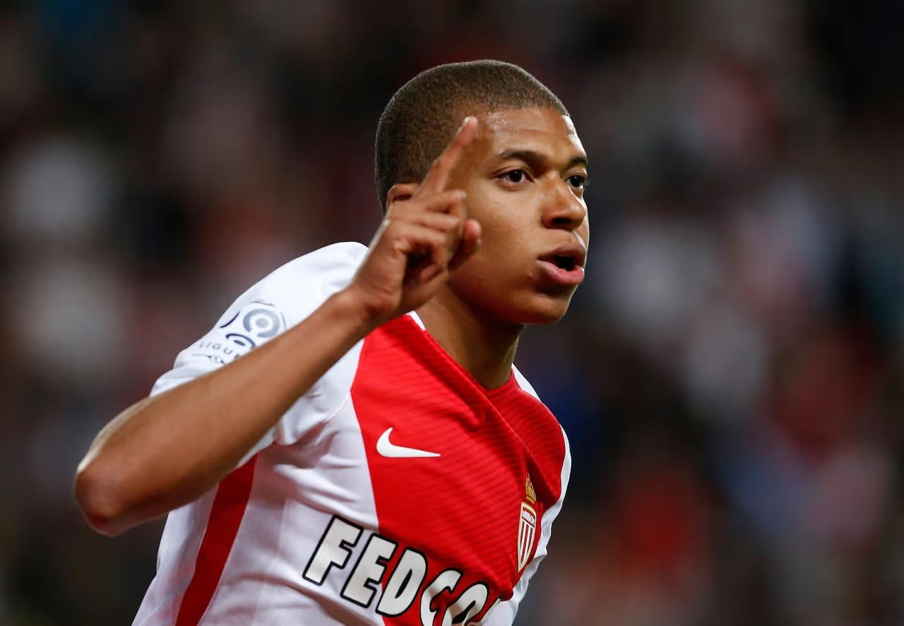 Kylian-Mbappé en su etapa como jugador del AS Monaco
