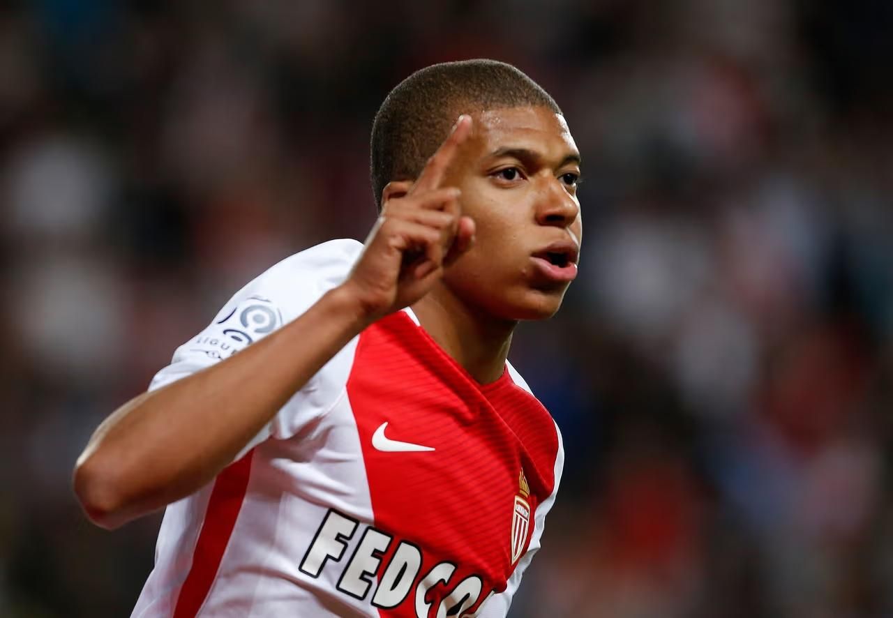 Kylian-Mbappé en la seva etapa com a jugador de l'AS Monaco