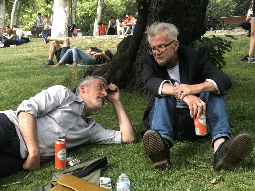 César Sánchez amb Eduard Limonov