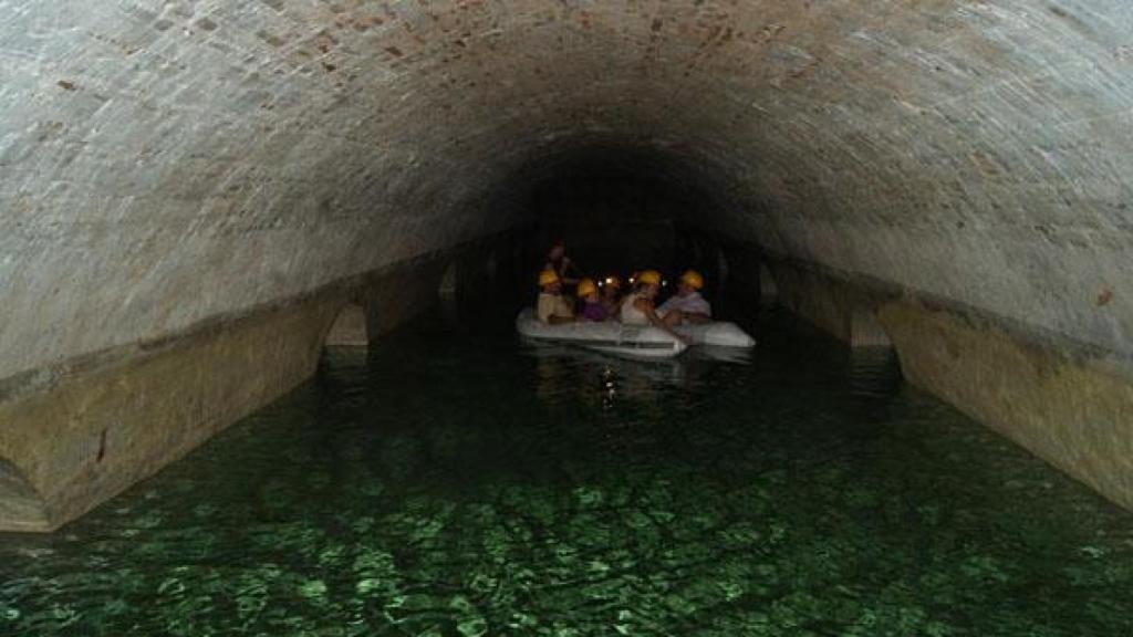 Las cisternas de agua del Castillo de Sant Ferran