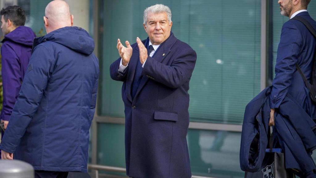 Joan Laporta aterriza en Albacete