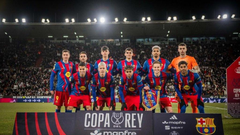 Equip titular del Barça a Albacete