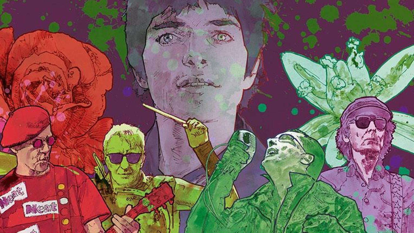 Detalle del disco 'Not like everybody else', de The Damned