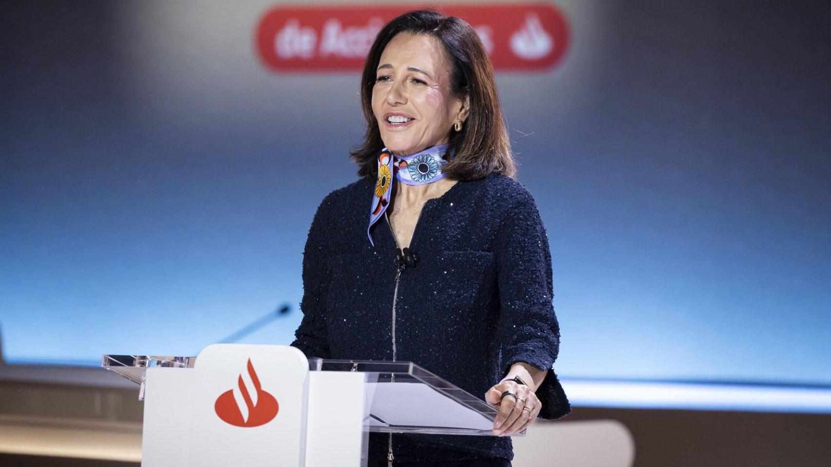 La presidenta del Banco Santander, Ana Botín