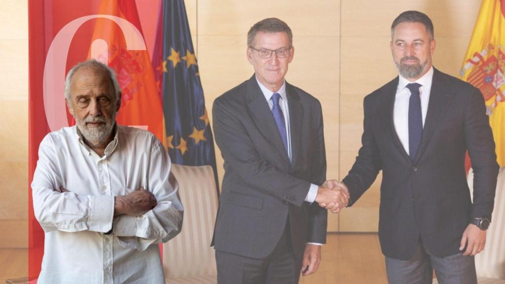 Alberto Núñez Feijóo y Santiago Abascal