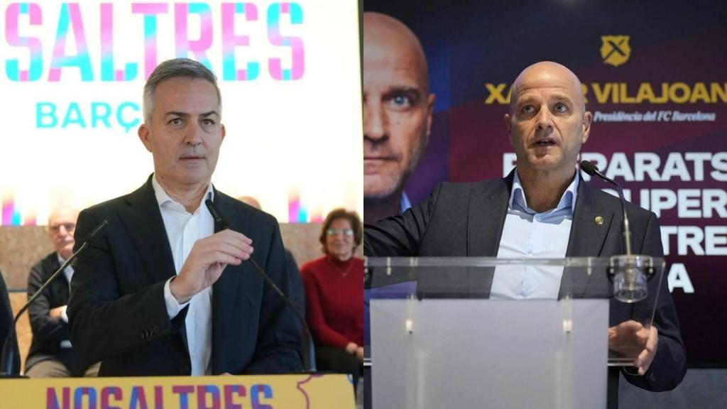 Xavi Vilajoana y Víctor Font en un montaje