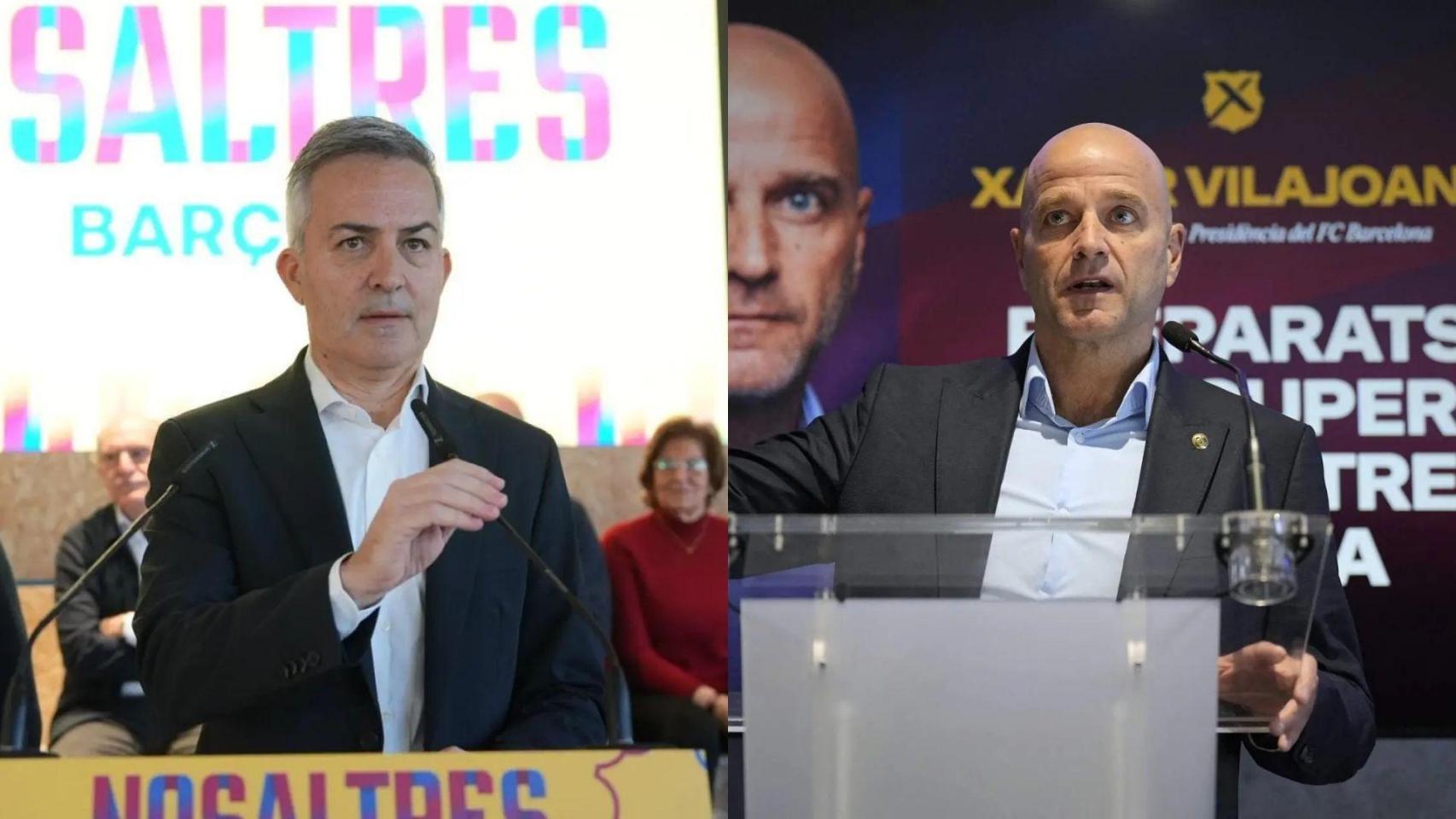 Xavi Vilajoana y Víctor Font en un montaje