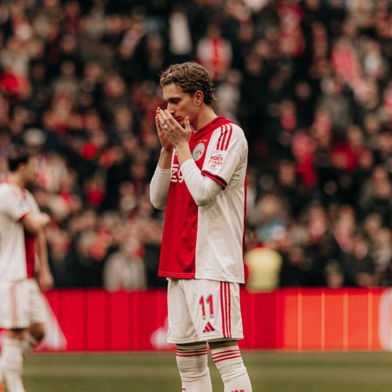 Mika Godts amb l'Ajax