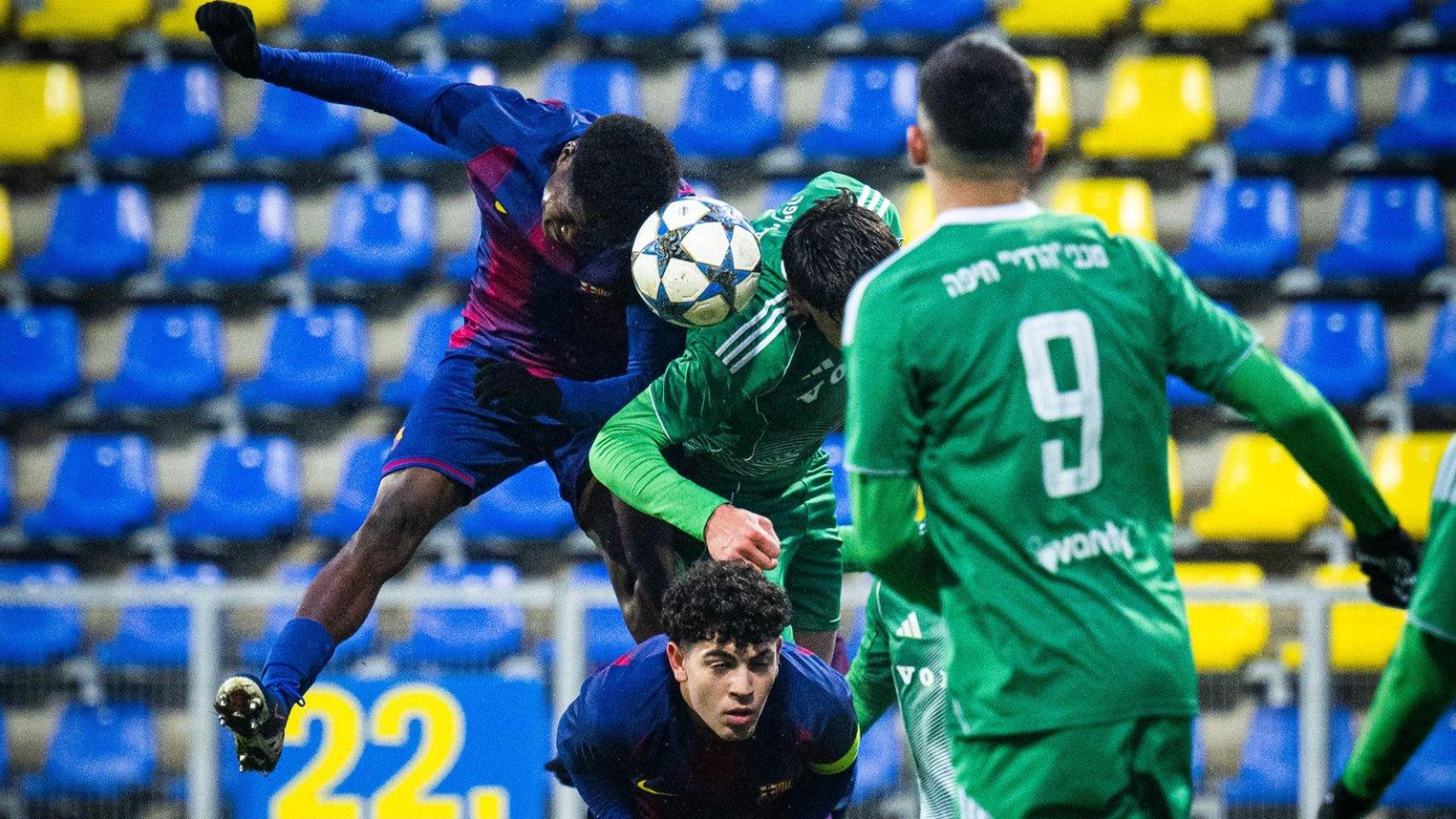 El Juvenil A del Barça cae eliminado de la UEFA Youth League en la tanda de penaltis contra el Maccabi Haifa