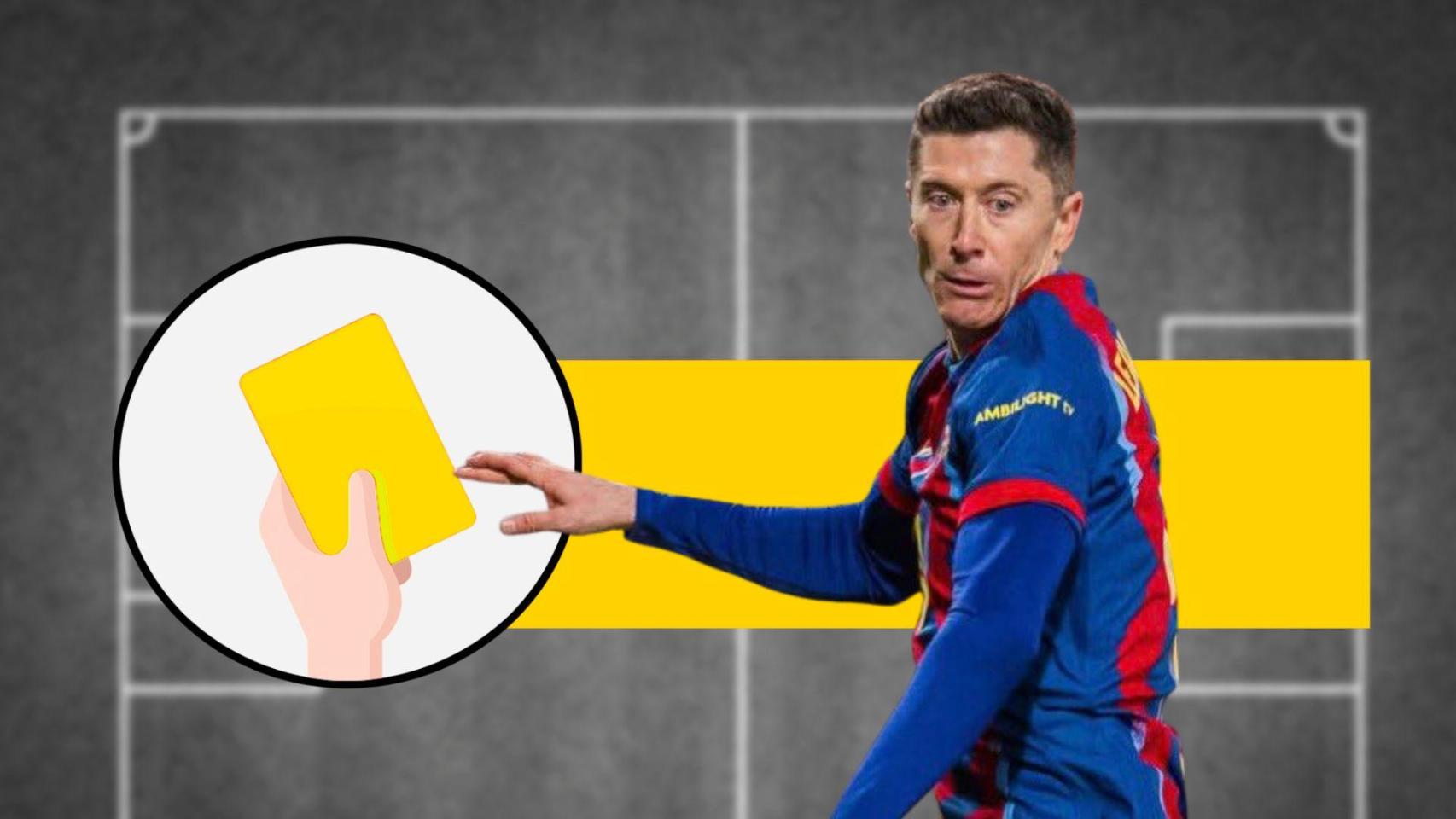 Tarjeta amarilla: Robert Lewandowski