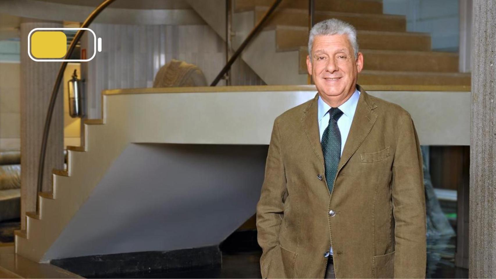 Montaje con una fotografía de Jordi Clos Llombart, presidente de Gremi d'Hotels Barcelona