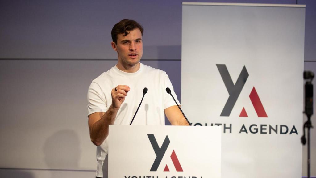 Tomàs Güell en la presentación de Youth Agenda