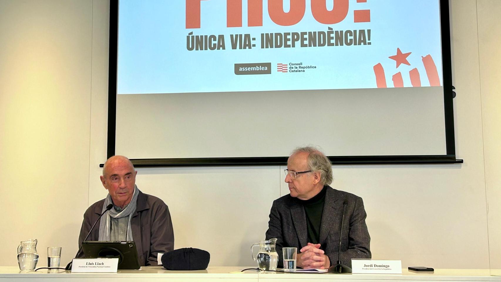 Rueda de prensa de convocatoria de la manifestación contra Rodalies