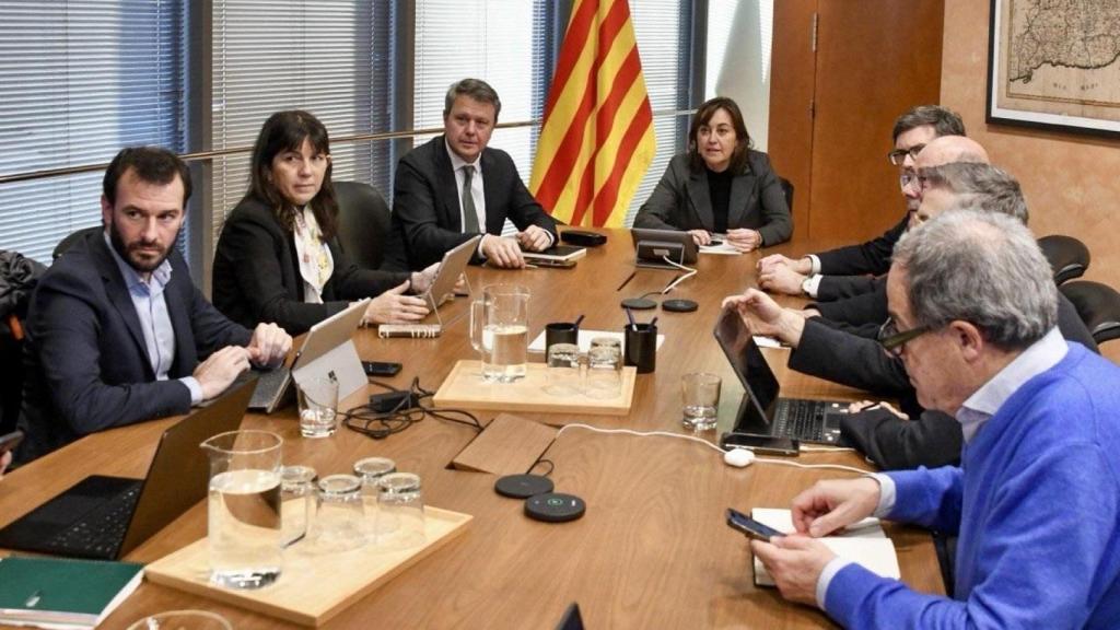 El secretario de Estado de Transportes, José Antonio Santano, y la 'consellera' de Territorio, Sílvia Paneque, se reúnen en la vuelta del 'número dos' del ministro Óscar Puente a Barcelona