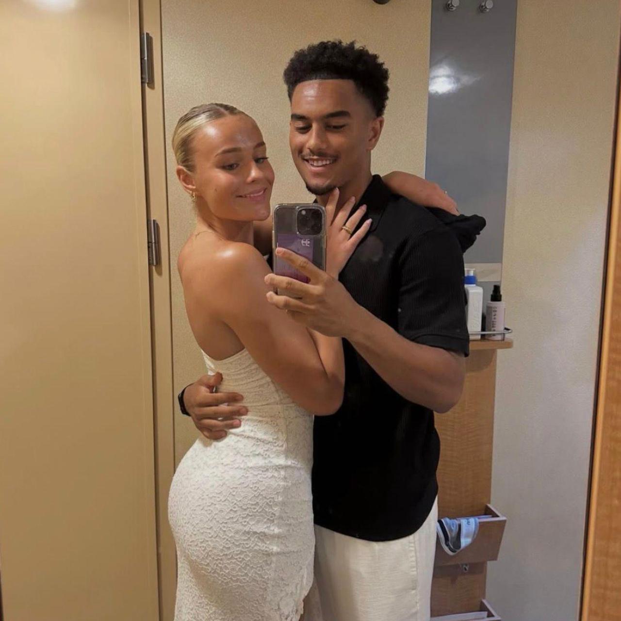 Martine Fenger y Pedro Soma, la nueva pareja de moda del FC Barcelona