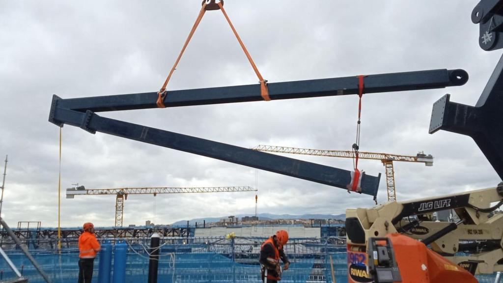 Bigues de la coberta de l'Spotify Camp Nou, en exclusiva (1)