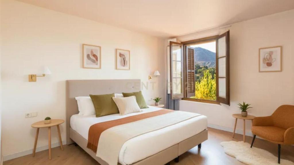 Una habitación del Hotel La Glòria