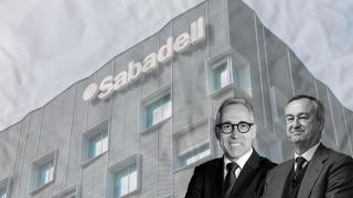César González-Bueno, consejero delegado del Banco Sabadell (dcha.) y su sucesor designado, Marc Armengol / CG