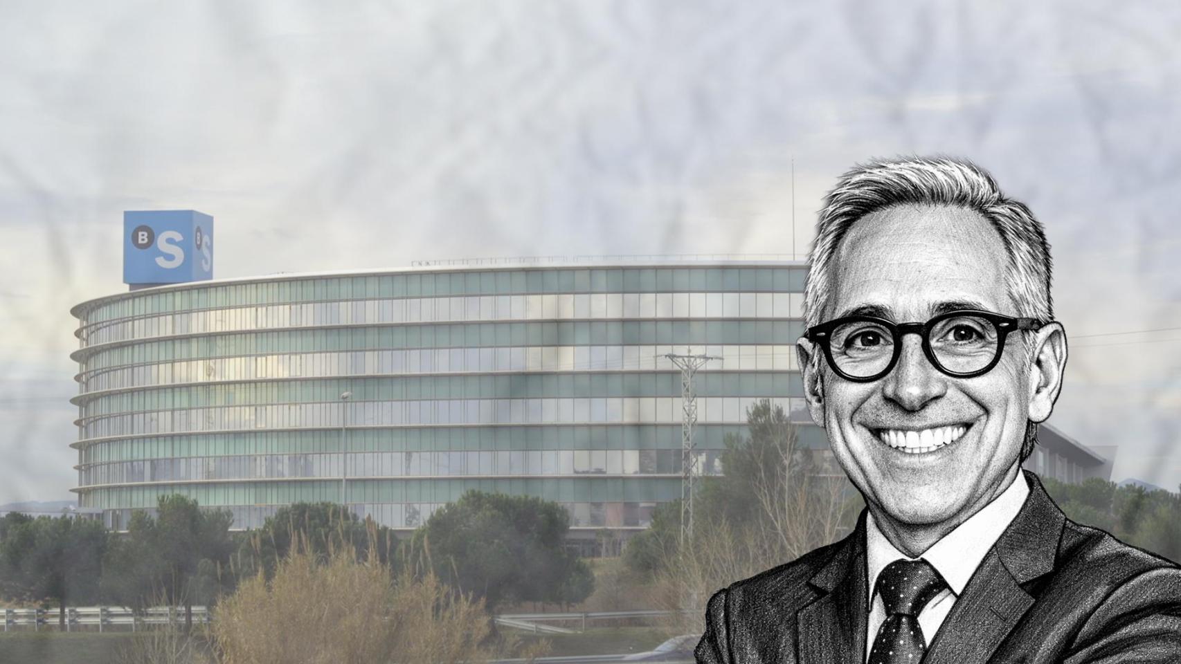 Caricatura de Marc Armengol, el nuevo CEO del Sabadell