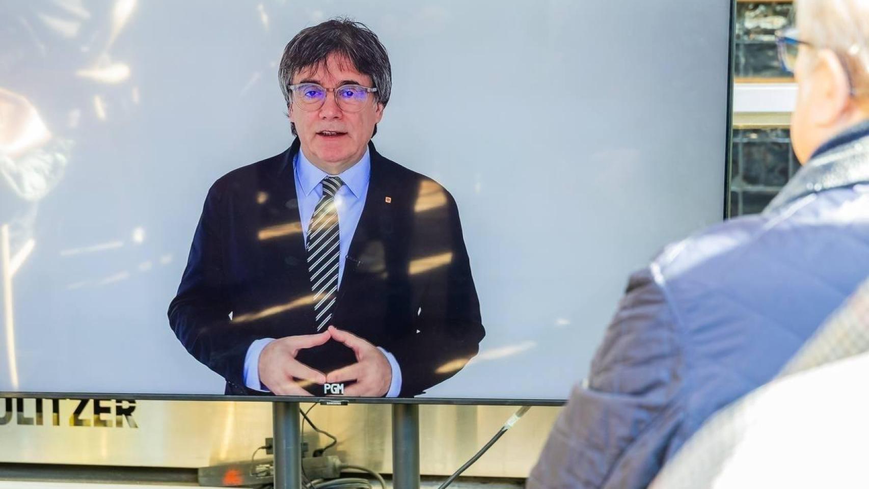 El ex president de la Generalitat y líder de Junts, Carles Puigdemont