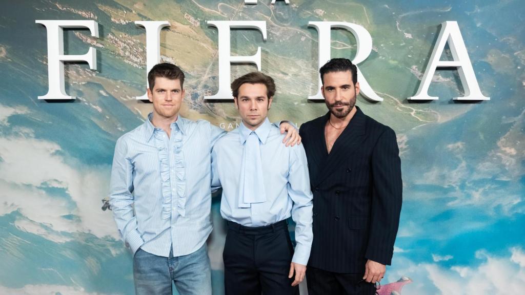 Miguel Bernardeau, Carlos Cuevas y Miguel Ángel Silvestre