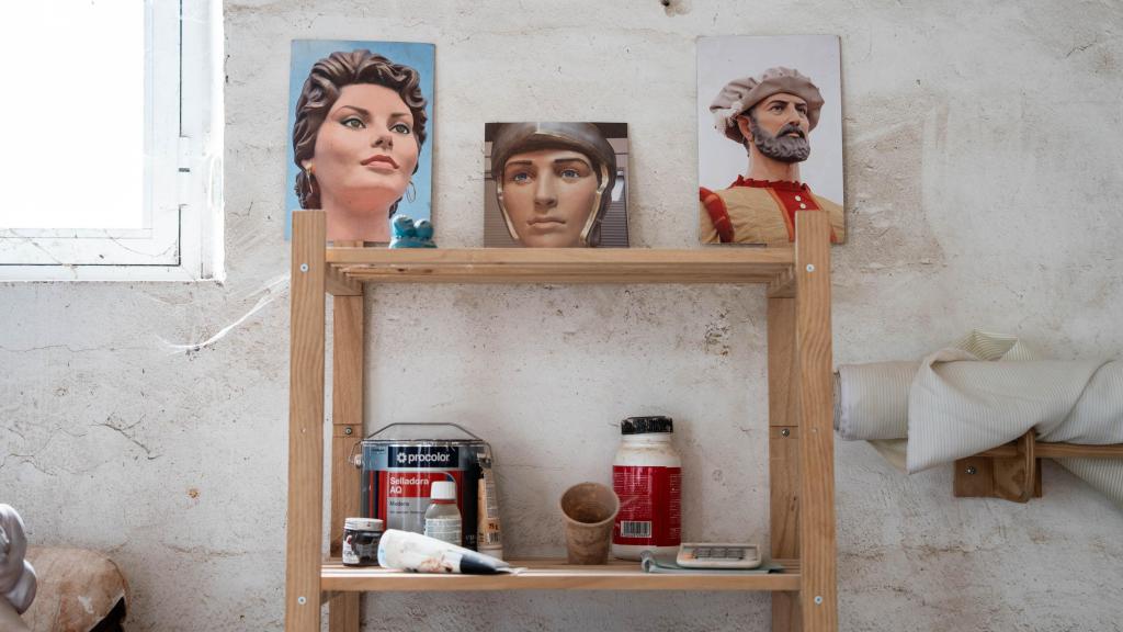 Algunos de los gegants creados por Arnau Espuga