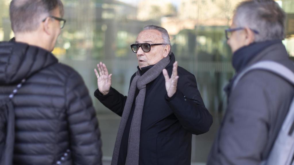 Joan Gaspart tras declarar en la Ciudad de la Justicia de Barcelona por el 'caso Negreira'