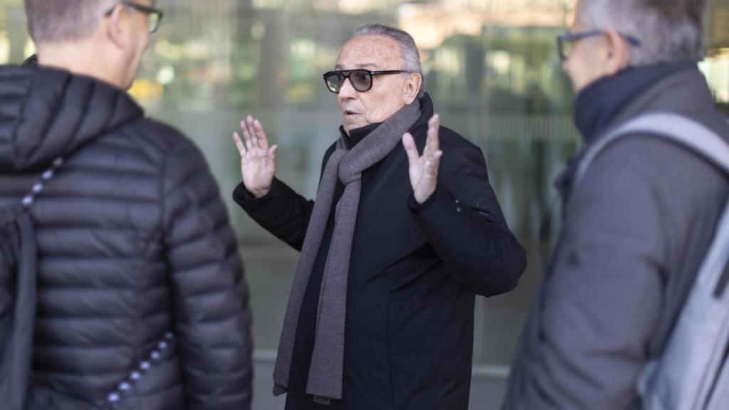 Joan Gaspart tras declarar en la Ciudad de la Justicia de Barcelona por el 'caso Negreira'