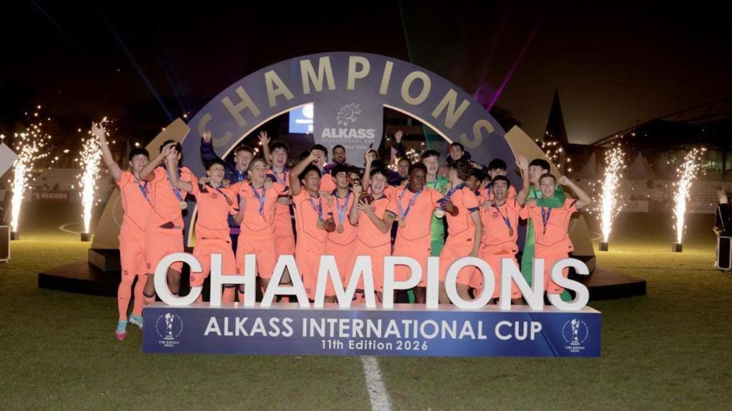 El Cadete A del Barça, campeón del torneo Alkass International Cup