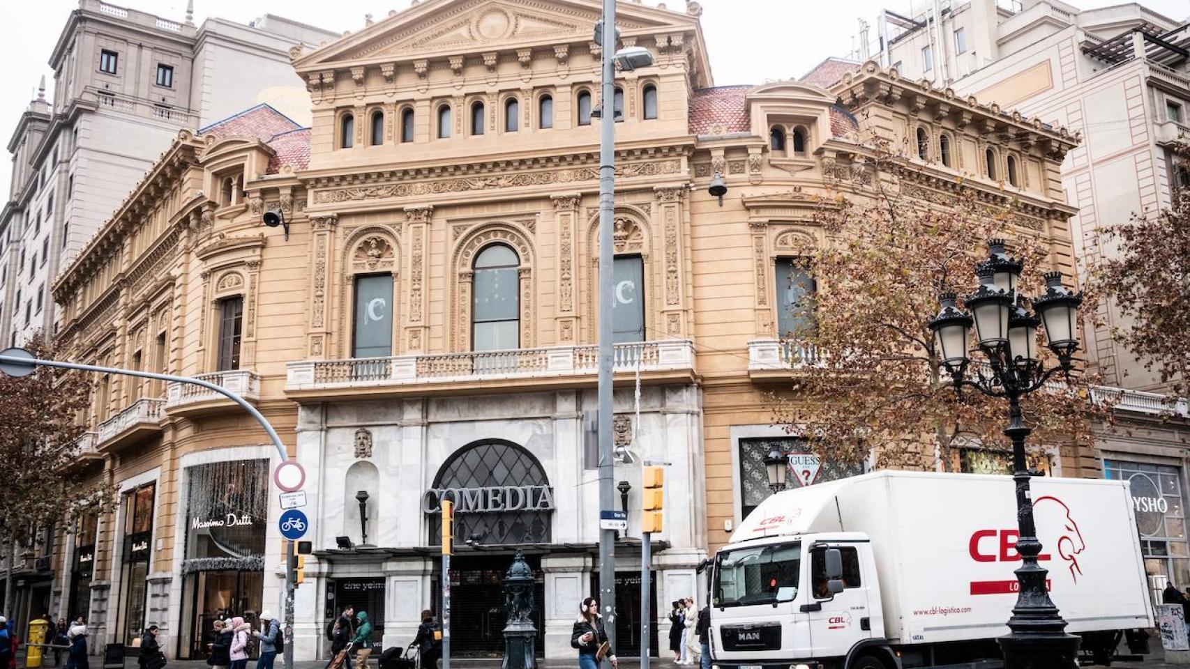 Antiguos cines Comedia de Barcelona, futuro Museo Thyssen