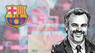 William Maddock, el escudo del Barça y una papeleta de voto