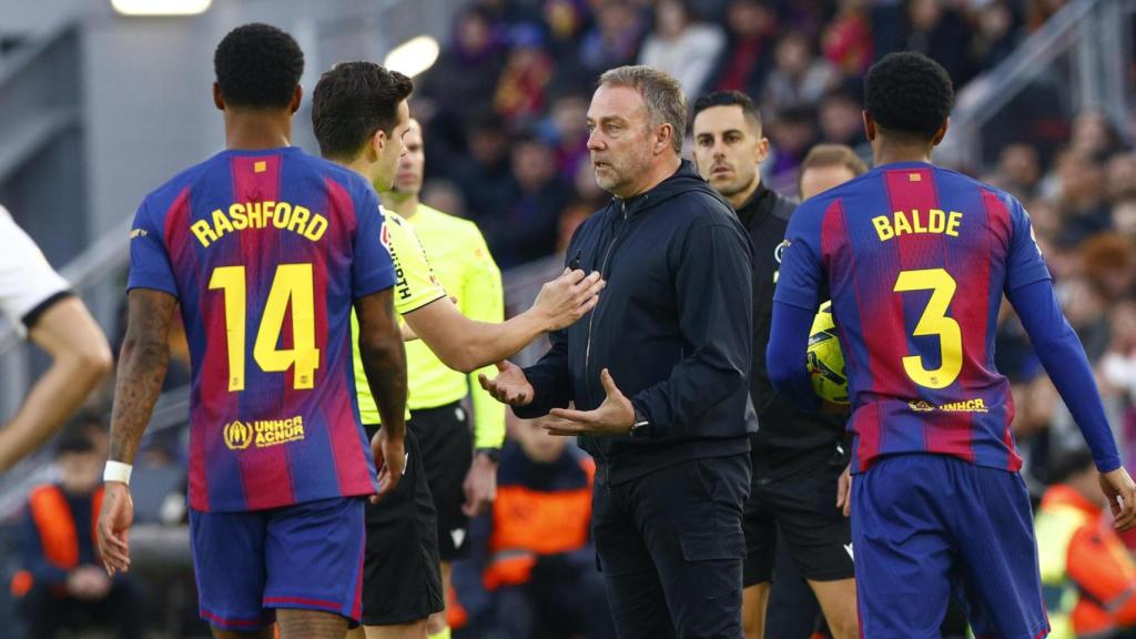 El Barça amonesta Hansi Flick