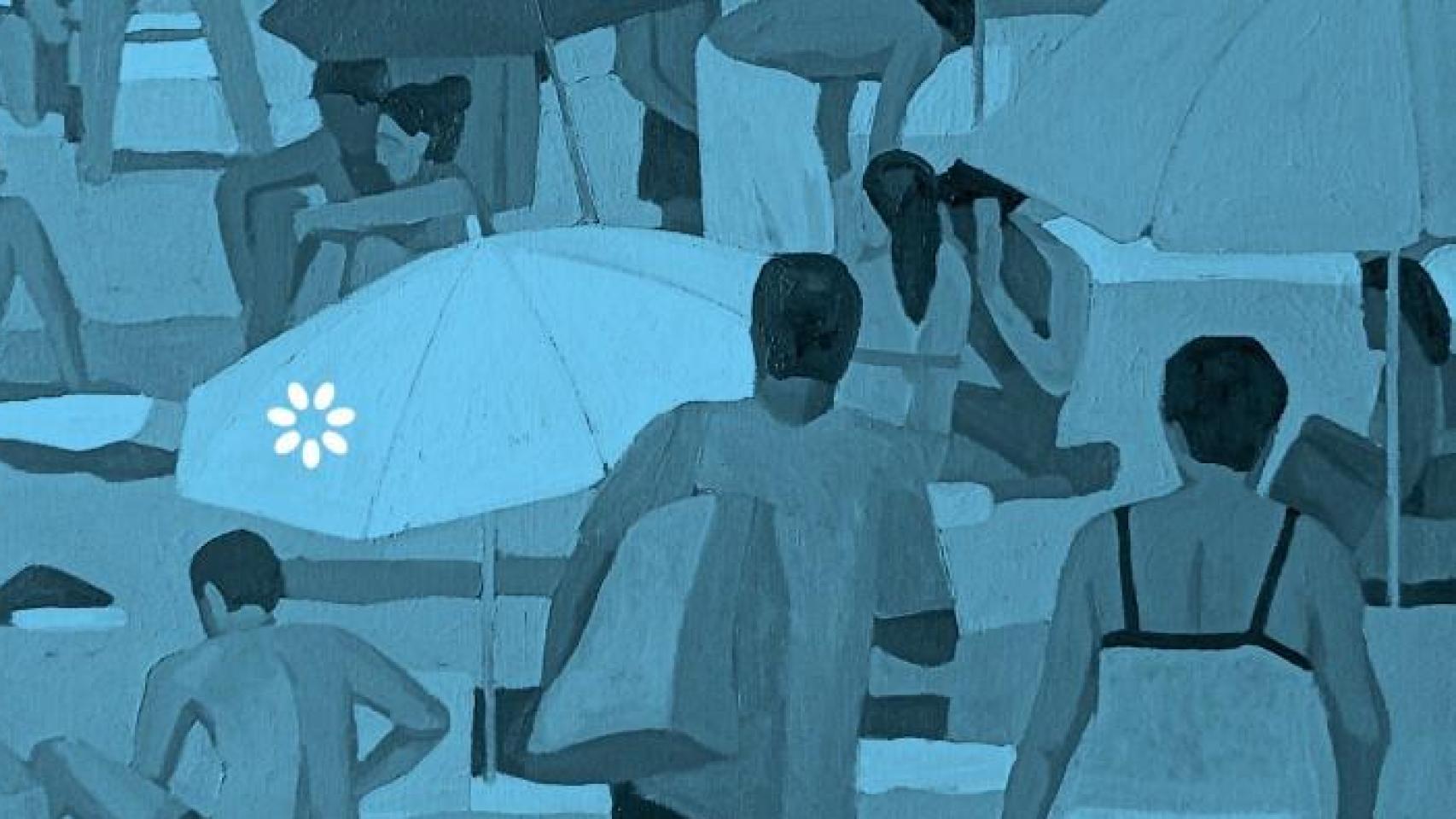 Detalle de la portada del libro 'La isla', de Jérôme Ferrari