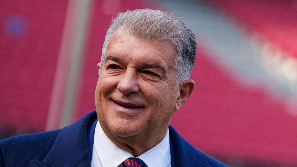 Joan Laporta, en una entrevista para hacer balance sobre su segundo mandato con el Barça