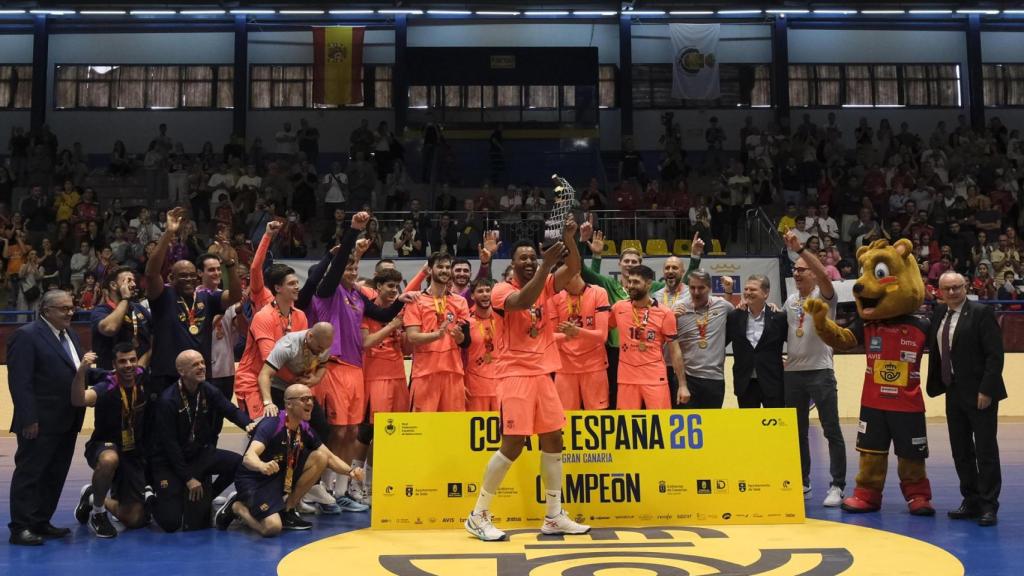 El Barça d'handbol, campió de la Copa d'Espanya